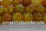 CAA1043 15.5 inches 10mm round dragon veins agate beads wholesale