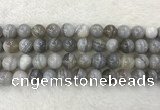 CAA1805 15.5 inches 14mm round banded agate gemstone beads