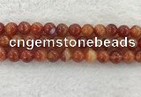 CAA1905 15.5 inches 14mm round banded agate gemstone beads