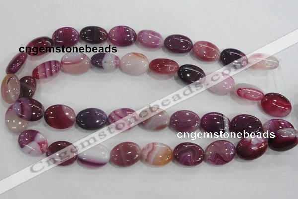 CAA207 15.5 inches 15*20mm oval madagascar agate beads wholesale
