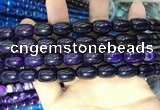 CAA2115 15.5 inches 10*14mm drum agate beads wholesale