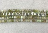 CAA2308 15.5 inches 4mm round banded agate gemstone beads