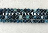 CAA2325 15.5 inches 10mm round banded agate gemstone beads