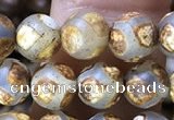 CAA3844 15 inches 6mm round tibetan agate beads wholesale