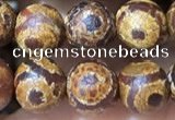 CAA3861 15 inches 8mm round tibetan agate beads wholesale