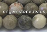 CAA3963 15.5 inches 10mm faceted round chrysanthemum agate beads