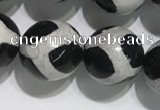 CAA3987 15 inches 10mm round tibetan agate beads wholesale