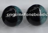 CAA406 15.5 inches 24mm round agate druzy geode gemstone beads