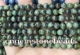 CAA4965 15.5 inches 6mm round green dendritic agate beads