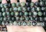 CAA4967 15.5 inches 10mm round green dendritic agate beads