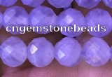 CAA5005 15.5 inches 6mm faceted round blue lace agate beads