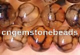 CAA5056 15.5 inches 8mm round dragon veins agate beads wholesale