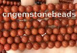 CAA5100 15.5 inches 8mm round red agate gemstone beads