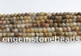 CAA5290 15.5 inches 4mm faceted round crazy lace agate beads wholesale