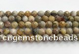 CAA5292 15.5 inches 8mm faceted round crazy lace agate beads wholesale