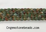 CAA5361 15.5 inches 8*12mm twisted rice agate gemstone beads