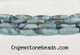 CAA5397 15.5 inches 13*40mm rice agate gemstone beads