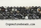 CAA5434 15.5 inches 12mm round agate gemstone beads