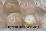 CAA5902 15 inches 10mm round sakura agate gemstone beads