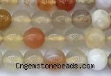 CAA5905 15 inches 4mm round colorful agate gemstone beads