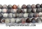 CAA6134 15 inches 12mm round Botswana agate beads wholesale