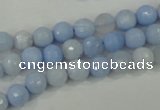 CAA735 15.5 inches 6mm faceted round blue lace agate beads wholesale