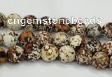 CAA751 15.5 inches 10mm round wooden agate beads wholesale
