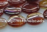 CAB528 15.5 inches 15*20mm oval AB-color red agate beads wholesale