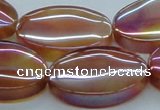 CAB531 15.5 inches 22*30mm oval AB-color red agate beads wholesale