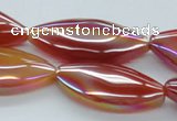 CAB536 15.5 inches 16*35mm marquise AB-color red agate beads