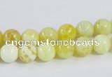 CAB659 15.5 inches 8mm round fire crackle agate beads wholesale