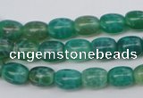 CAG1620 15.5 inches 8*10mm egg-shaped peafowl agate gemstone beads