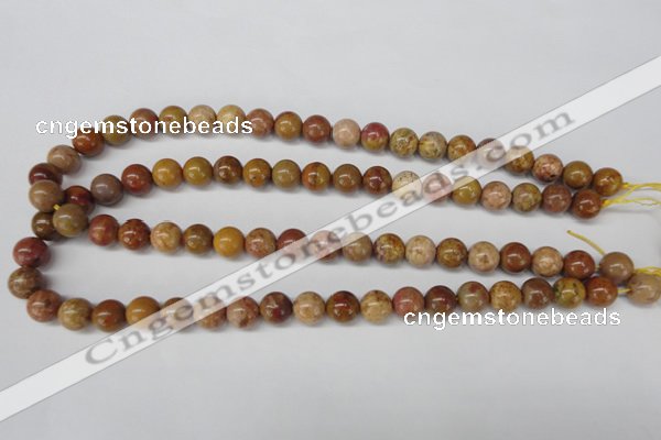 CAG1744 15.5 inches 10mm round golden agate beads wholesale