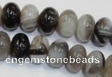 CAG2432 15.5 inches 10*14mm rondelle Chinese botswana agate beads