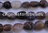 CAG2771 15.5 inches 8*12mm nuggets botswana agate beads wholesale