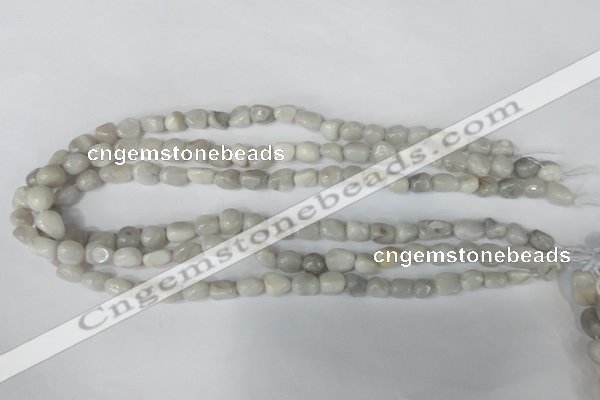 CAG3600 15.5 inches 8*10mm nuggets natural crazy lace agate beads