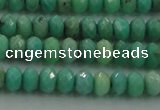 CAG3911 15.5 inches 2.5*4mm faceted rondelle green grass agate beads