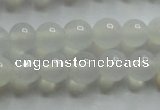 CAG4340 15.5 inches 4mm round white agate beads wholesale