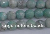 CAG4484 15.5 inches 6mm faceted round agate beads wholesale