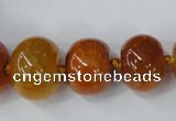 CAG5422 8*12mm – 20*30mm rondelle dragon veins agate beads