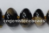 CAG5433 7*11mm – 15*22mm rondelle agate druzy geode agate beads