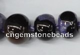 CAG5437 7*11mm – 20*30mm rondelle agate druzy geode agate beads