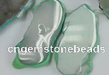 CAG5478 15.5 inches 20*30mm - 40*68mm freeform agate gemstone beads