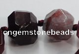 CAG5594 15 inches 10*12mm - 25*27mm faceted nuggets agate beads