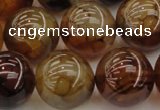 CAG6050 15.5 inches 18mm round dragon veins agate beads