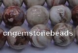 CAG6664 15.5 inches 12mm round Mexican crazy lace agate beads