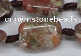CAG7033 15.5 inches 20*30mm rectangle ocean agate gemstone beads