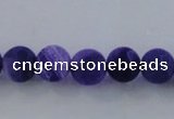 CAG7516 15.5 inches 16mm round frosted agate beads wholesale
