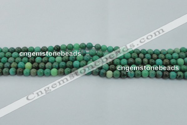 CAG7904 15.5 inches 6mm round grass agate beads wholesale