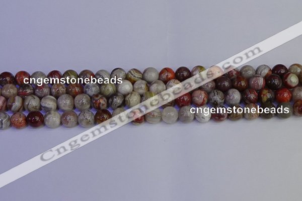 CAG9112 15.5 inches 8mm round Mexican crazy lace agate beads